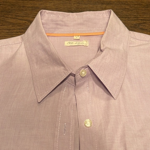 Old Khaki Lavender Button Down Blouse - Picture 5 of 14